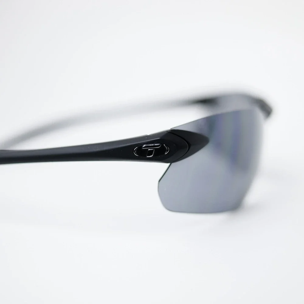 Tifosi Sport Wrap Sunglasses 7470 Matte Black Frames‎ Replacement RX Ready Flaws
